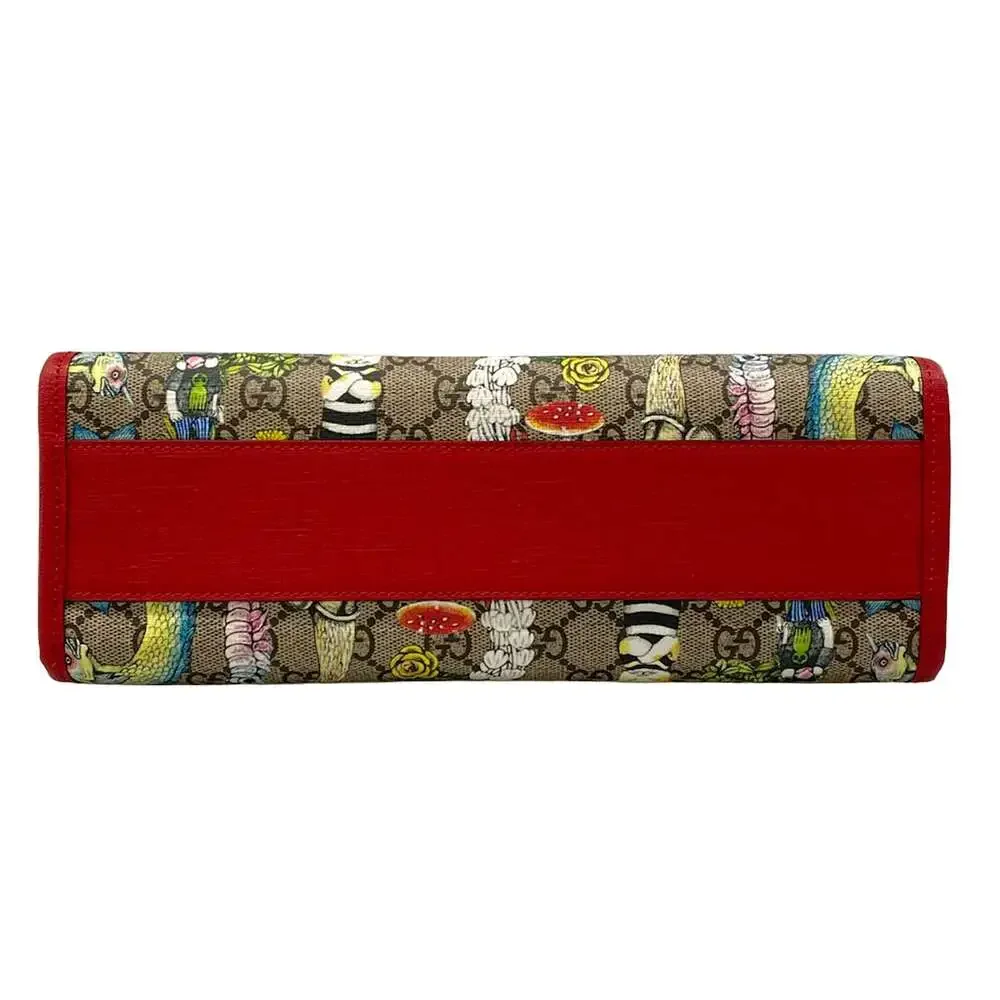 Gucci Children's Yuko Higuchi Tote Bag / GG Supreme Tote Bag 612992 Beige Red